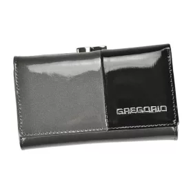   Gregorio DUO-108 szürke női bőr pénztárca 14.5 x 9.5 x 3.5 cm