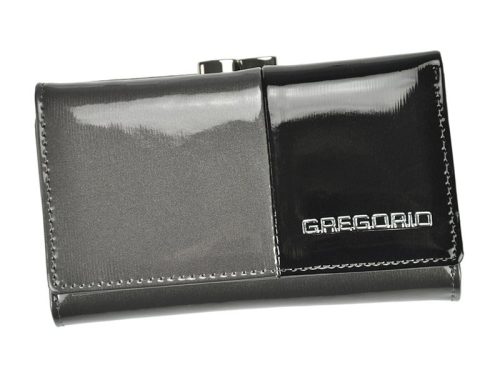 Gregorio DUO-108 szürke női bőr pénztárca 14.5 x 9.5 x 3.5 cm