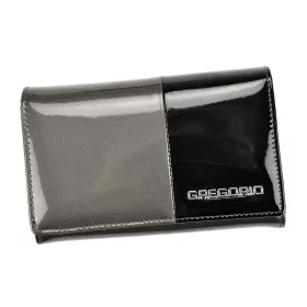   Gregorio DUO-112 szürke női bőr pénztárca 15 x 9.5 x 4 cm