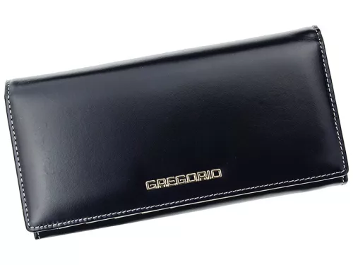 Gregorio N106 kék női bőr pénztárca 19 x 10 x 3 cm