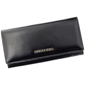   Gregorio N120 fekete női bőr pénztárca 18.5 x 9.5 x 3 cm 