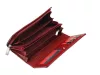 Pierre Cardin 02 LEAF 106,  bordó női bőr pénztárca 19 x 10 cm