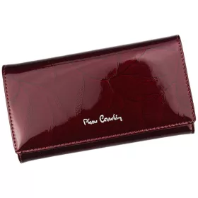   Pierre Cardin 02 LEAF 114 fekete női bőr pénztárca 17,5 x 9,5 cm