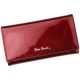 Pierre Cardin 02 LEAF 114 piros női bőr pénztárca 17,5 x 9,5 cm