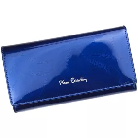   Pierre Cardin 02 LEAF 114, kék női bőr pénztárca 17,5 x 9,5 cm