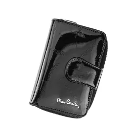   Pierre Cardin 02 LEAF 115 fekete női bőr pénztárca 9,5 x 13 cm