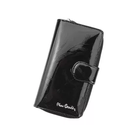   Pierre Cardin 02 LEAF 116 fekete női bőr pénztárca 9,5 x 17 cm