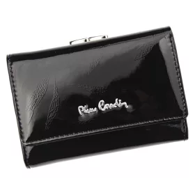   Pierre Cardin 02 LEAF 117 fekete női bőr pénztárca 12.5 x 8 x 3.5 cm