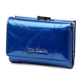   Pierre Cardin 02 LEAF 117 kék női marhabőr pénztárca 12.5 x 8 x 3.5 cm