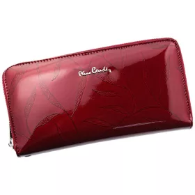   Pierre Cardin 02 LEAF 119 piros női bőr pénztárca 20 x 10,5 cm