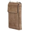 Hide & stitches paint rock drapp valódi bőr telefontáska, crossbody 19 x 11,5 cm