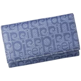   Pierre Cardin PSP87 455 kék női rostbőr pénztárca 16 x 9.5 x 3.5 cm