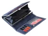 Pierre Cardin PSP87 455 kék női rostbőr pénztárca 16 x 9.5 x 3.5 cm