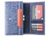 Pierre Cardin PSP87 455 kék női rostbőr pénztárca 16 x 9.5 x 3.5 cm