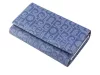 Pierre Cardin PSP87 455 kék női rostbőr pénztárca 16 x 9.5 x 3.5 cm