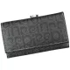 Pierre Cardin PSP87 457 fekete női rostbőr pénztárca 14.3 x 8.5 x 3.5 cm