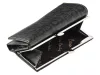 Pierre Cardin PSP87 457 fekete női rostbőr pénztárca 14.3 x 8.5 x 3.5 cm