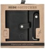 Hide and Stitches fekete  pop-up bankkártyatartó, ajándék szett 10 x 7 cm