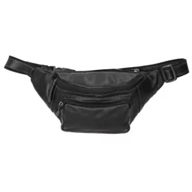   Hide & stitches japura férfi bőr övtáska fekete 23 x 13 cm