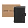 20415 001 Hide and Stitches safety wallet fekete
