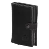 20415 001 Hide and Stitches safety wallet fekete