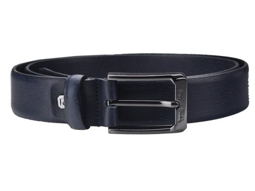 Pierre Cardin VNG 094 / 8002 kék férfi marhabőr öv 3.5 cm