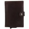 20572 097 Hide and Stitches safety wallet sötétbarna