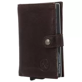 20572 097 Hide and Stitches safety wallet sötétbarna