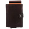20572 097 Hide and Stitches safety wallet sötétbarna