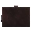 20572 097 Hide and Stitches safety wallet sötétbarna