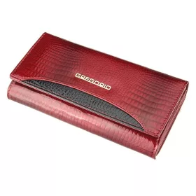 Gregorio GP-102 piros női bőr pénztárca 18 x 10 x 4 cm