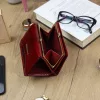 Gregorio GP-108 bordó krokodilmintás női bőr pénztárca 14.5 x 9.5 x 3.5 cm