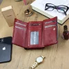 Gregorio GP-108 bordó krokodilmintás női bőr pénztárca 14.5 x 9.5 x 3.5 cm