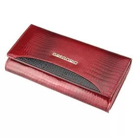   Gregorio GP-120 piros női bőr pénztárca 18.5 x 9.5 x 3.5 cm