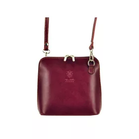   Barberinis 1702 bordó női bőr válltáska, oldaltáska 17 x 16 x 8.5 cm