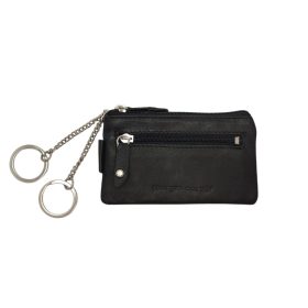 Giorgio Carelli bőr fekete kulcstartó