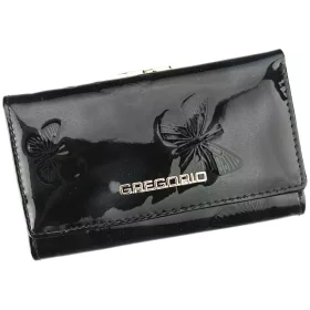   Gregorio BT-108 fekete női bőr pénztárca 14.5 x 9 x 3.8 cm