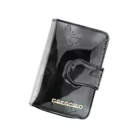   Gregorio BT-115 fekete női bőr pénztárca 9.5 x 13 x 3.3 cm