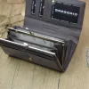 Gregorio SH-100 szürke női marhabőr pénztárca 18.5 x 10 x 3.5 cm