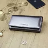 Gregorio SH-100 szürke női marhabőr pénztárca 18.5 x 10 x 3.5 cm