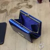 Gregorio SH-108 kék női marhabőr pénztárca 14.5 x 9 x 3.8 cm