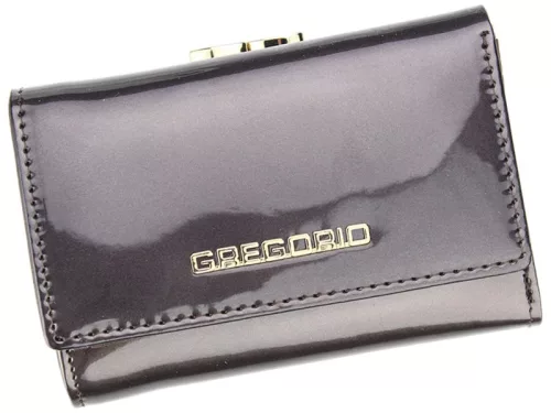 Gregorio SH-117 szürke női bőr pénztárca 12.5 x 8 x 3.5 cm 
