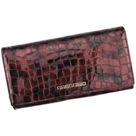   Gregorio FS-100 piros női bőr pénztárca 18.5 x 10 x 3.5 cm