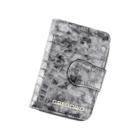   Gregorio FS-115 szürke női bőr pénztárca 9.5 x 13 x 3.5 cm