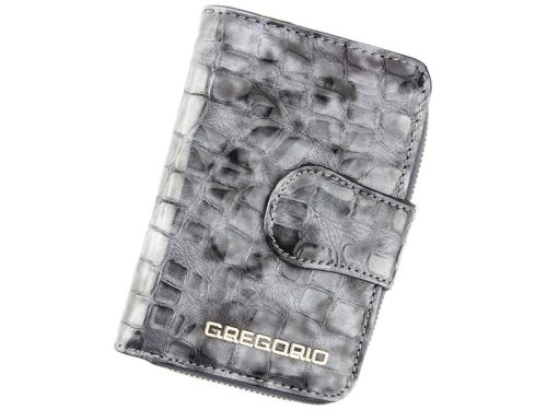 Gregorio FS-115 szürke női bőr pénztárca 9.5 x 13 x 3.5 cm