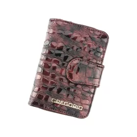   Gregorio FS-115 bordó női bőr pénztárca 9.5 x 13 x 3.5 cm