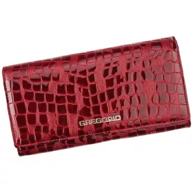   Gregorio FS-114 piros női bőr pénztárca 17.3 x 9.8 x 3.5 cm