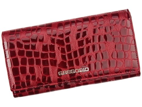 Gregorio FS-114 piros női bőr pénztárca 17.3 x 9.8 x 3.5 cm