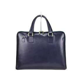 Camilla 777G kék női bőr aktatáska 37 x 29 x 5 cm