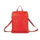 Patrizia 518-001 piros női marhabőr hátizsák 30 x 38 x 16 cm